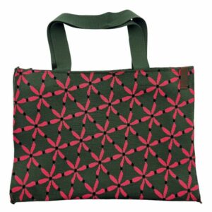 Shopper Lara - Groen Bloem