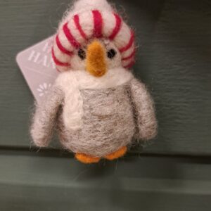 Hangertje met Pinguïn - Grijs