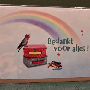 Kaartje - Bedankt voor alles!