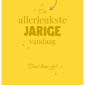 Postkaart - Allerleukste jarige