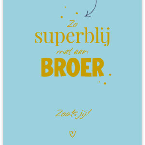 Postkaart - Broer