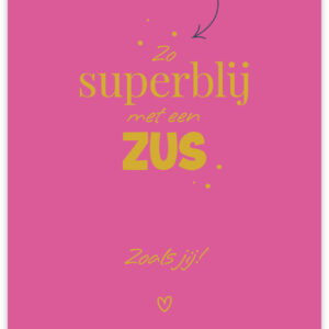 Postkaart - Zus