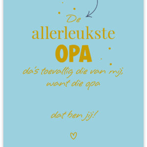 Postkaart - Opa