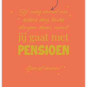 Postkaart - Pensioen