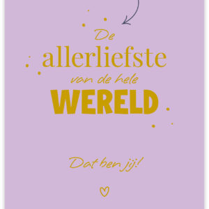 Postkaart - Allerliefste