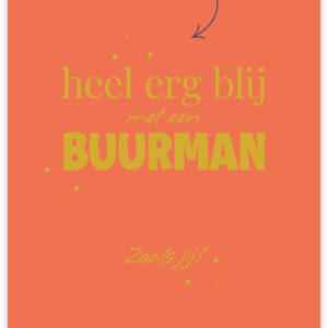 Postkaart - Buurman