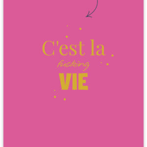 Postkaart - C'est la Vie