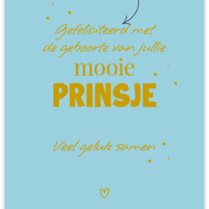 Postkaart - Prinsje