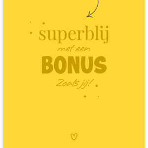 Postkaart - Bonus