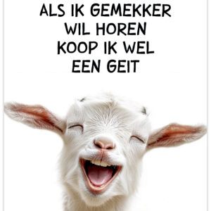 Poster - Gemekker