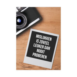 Poster - Proberen