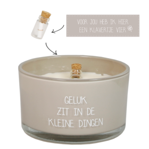 Geurkaars - Geluk zit in de kleine dingen