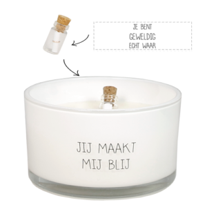 Geurkaars - Jij maakt mij blij