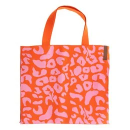 Shopper Lara - Panter Oranje-ZachtRoze