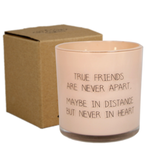 Geurkaars - True friends are never apart
