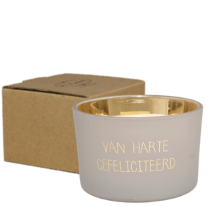 Geurkaars - Van harte gefeliciteerd