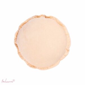Kussen Round Ruffle - Nude