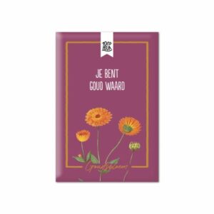 Bloemenzaadjes - Je bent Goud waard!