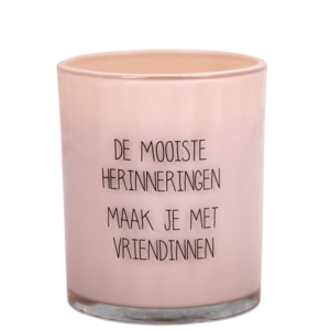 Geurkaars - De Mooiste herinneringen maak je met vriendinnen