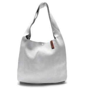 Shopper Lois - Zilver glitter