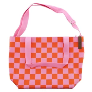 Mara - Blokjes roze/oranje